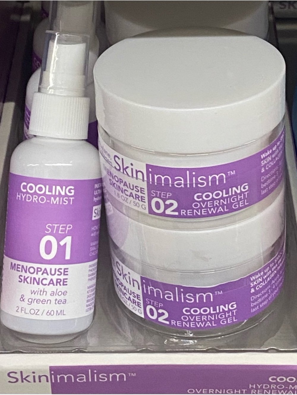 Skinimalism Cooling Menopause Skincare Set
